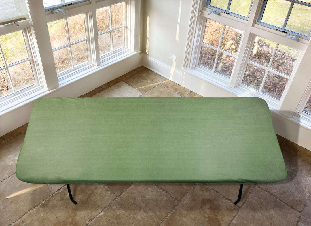 Covers For The Home Deluxe Elastic Edged Flannel Backed Vinyl Fitted Table Covers <em style="color: red ">BEST SELLER</em>