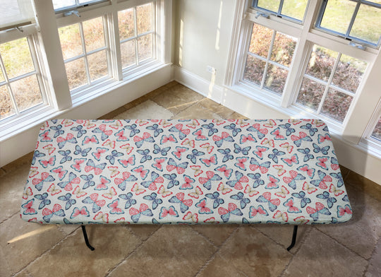 Covers For The Home Deluxe Elastic Edged Flannel Backed Vinyl Fitted Table Covers <em style="color: red ">BEST SELLER</em>