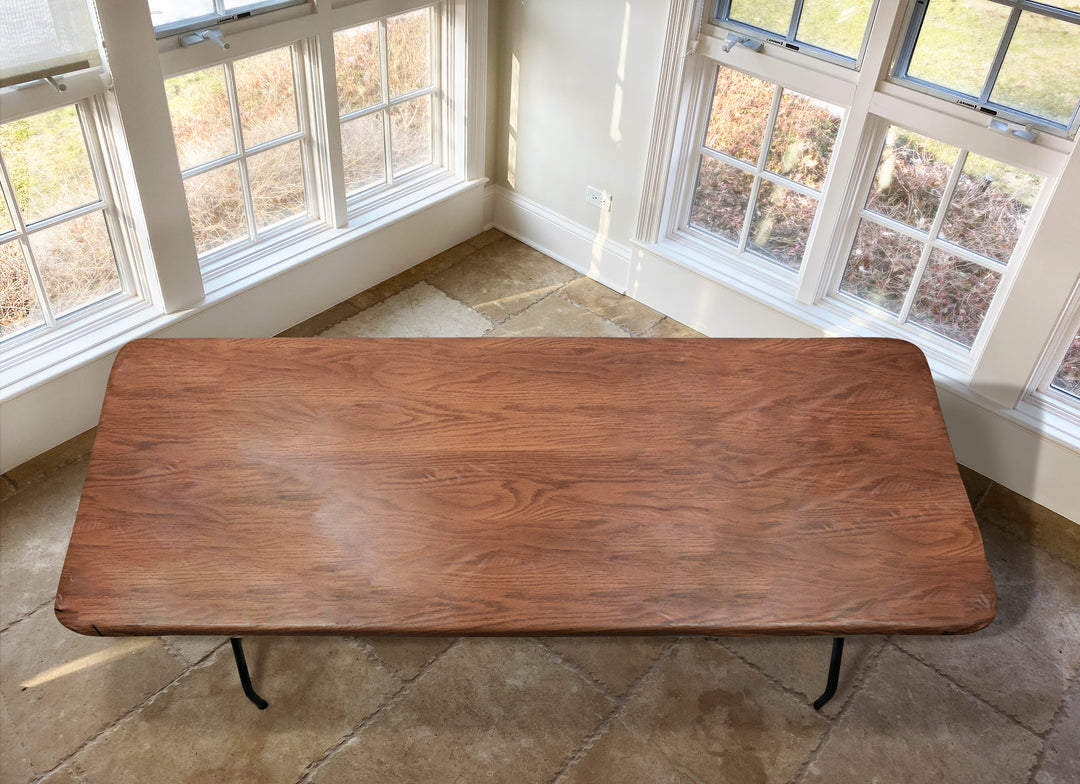 Covers For The Home Deluxe Elastic Edged Flannel Backed Vinyl Fitted Table Covers <em style="color: red ">BEST SELLER</em>