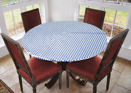 Covers For The Home Deluxe Elastic Edged Flannel Backed Vinyl Fitted Table Covers <em style="color: red ">BEST SELLER</em>