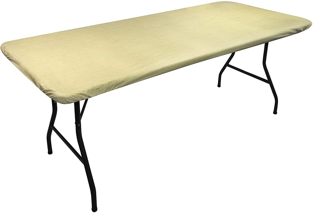 Covers For The Home Deluxe Elastic Edged Flannel Backed Vinyl Fitted Table Covers <em style="color: red ">BEST SELLER</em>