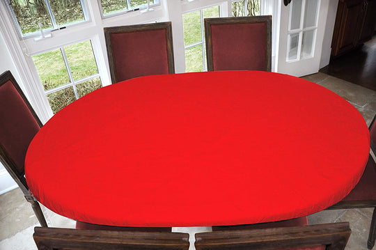 Covers For The Home Deluxe Elastic Edged Flannel Backed Vinyl Fitted Table Covers <em style="color: red ">BEST SELLER</em>