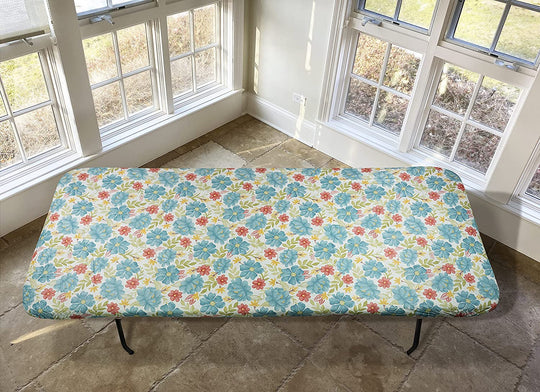 Covers For The Home Deluxe Elastic Edged Flannel Backed Vinyl Fitted Table Covers <em style="color: red ">BEST SELLER</em>