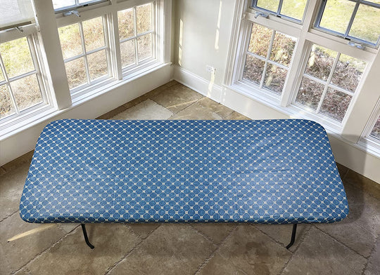 Covers For The Home Deluxe Elastic Edged Flannel Backed Vinyl Fitted Table Covers <em style="color: red ">BEST SELLER</em>