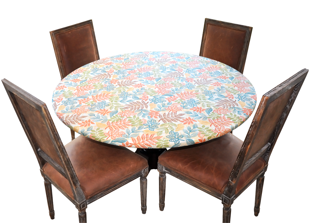 Covers For The Home Deluxe Elastic Edged Flannel Backed Vinyl Fitted Table Covers <em style="color: red ">BEST SELLER</em>
