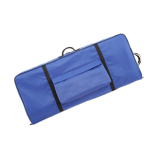Gift Wrap Organizer Case - Blue with Black Zipper
