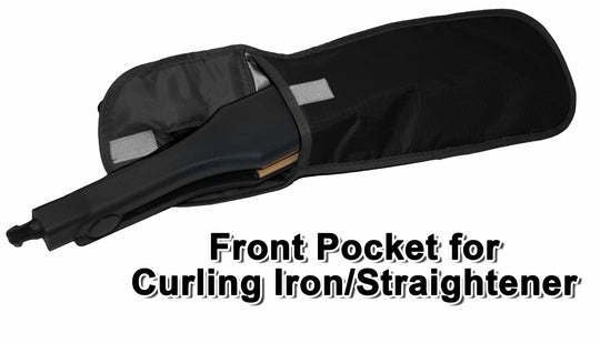 LARGE Flat Straightener/Curling Iron Travel Case