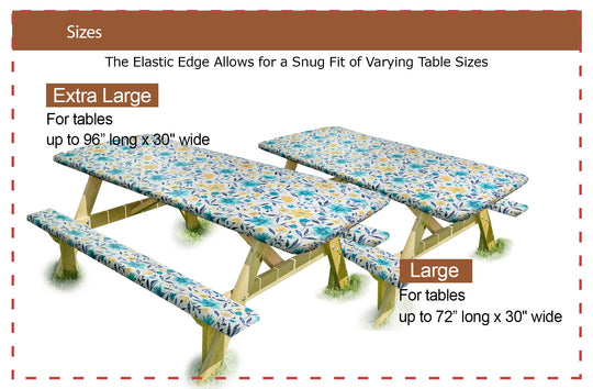 Elastic Picnic Table Covers