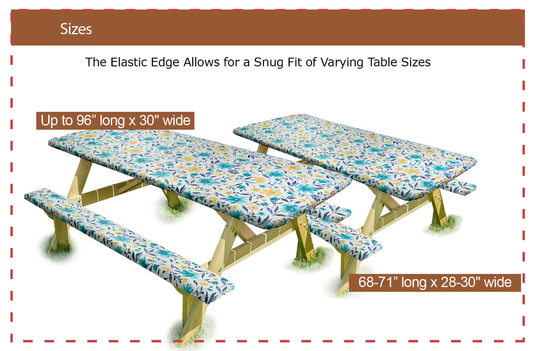 Elastic Picnic Table Covers