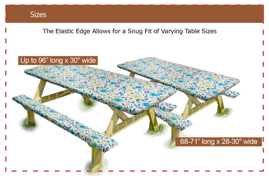 Elastic Picnic Table Covers