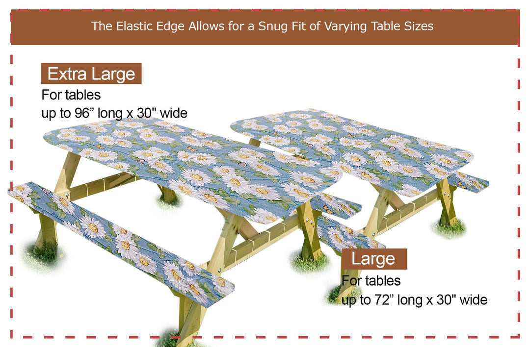 Elastic Picnic Table Covers