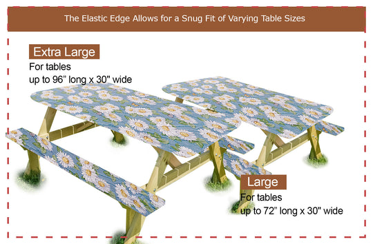 Elastic Picnic Table Covers