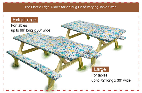 Elastic Picnic Table Covers