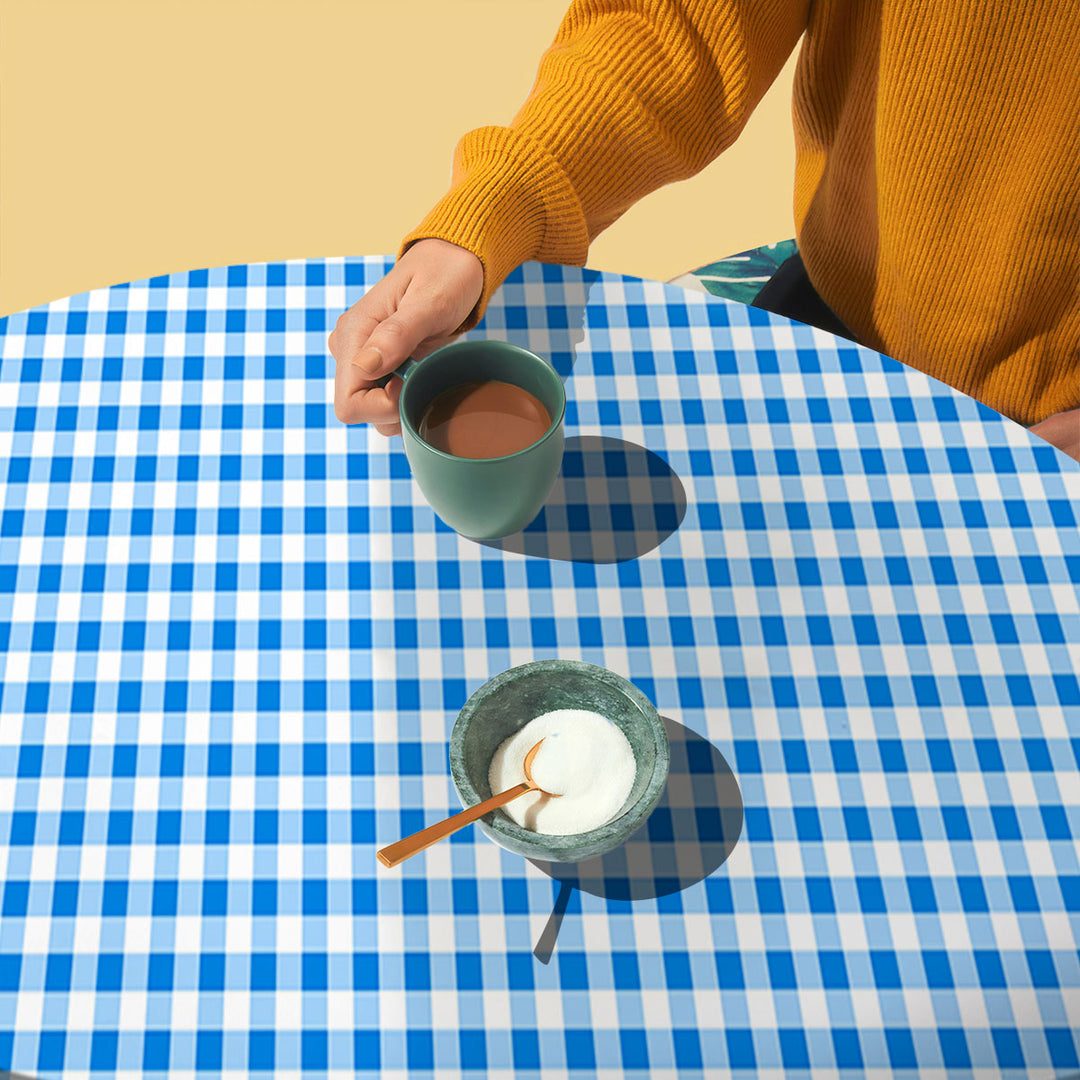 Holiday / Seasonal  Covers For The Home Deluxe Elastic Edged Flannel Backed Vinyl Fitted Table Covers <em style="color: red ">BEST SELLER</em>