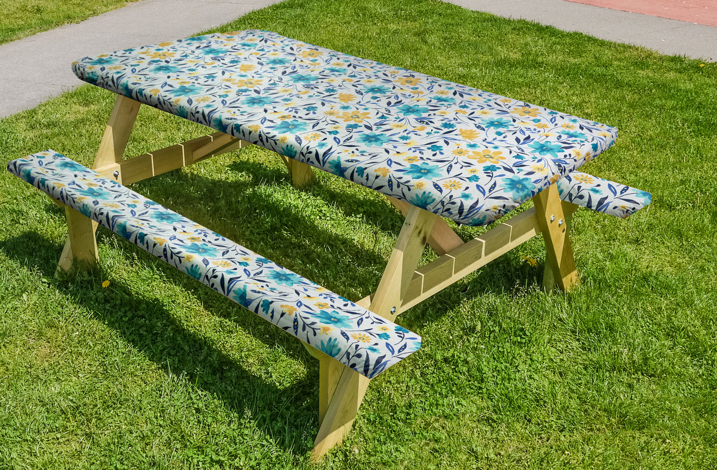 Elastic Picnic Table Covers Coversforthehome