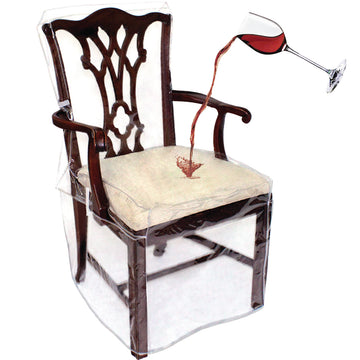 LAMINET Heavy-Duty Crystal-Clear Dining Chair All Over Protection