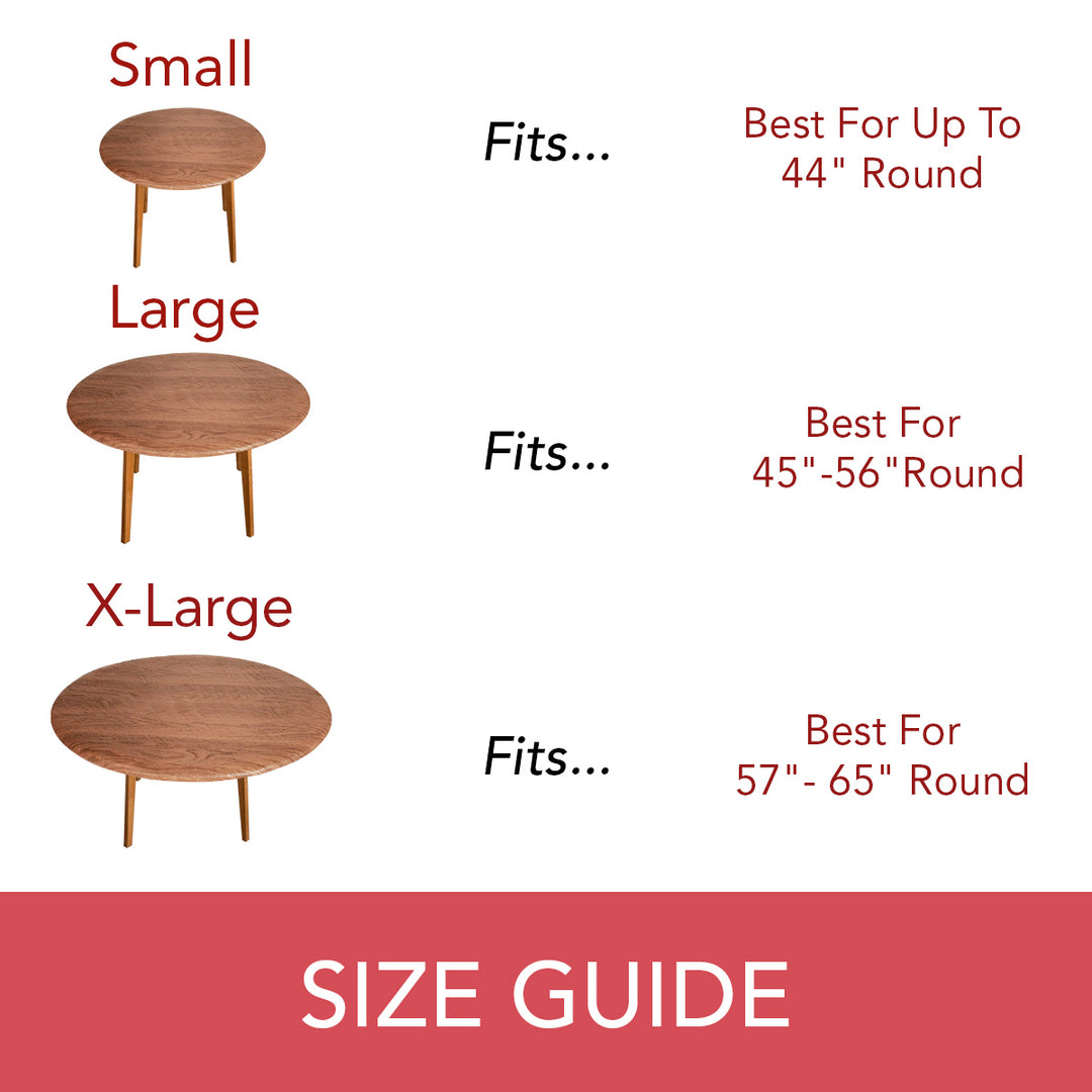 Covers For The Home Deluxe Elastic Edged Flannel Backed Vinyl Fitted Table Covers <em style="color: red ">BEST SELLER</em>