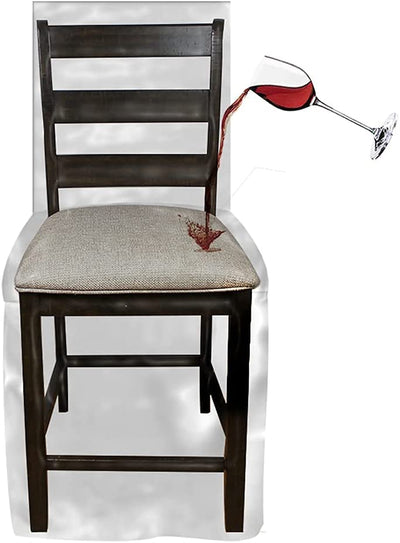 LAMINET Heavy-Duty Crystal-Clear Dining Chair Protectors