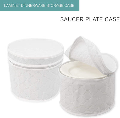 LAMINET Quilted Dinnerware Storage Case