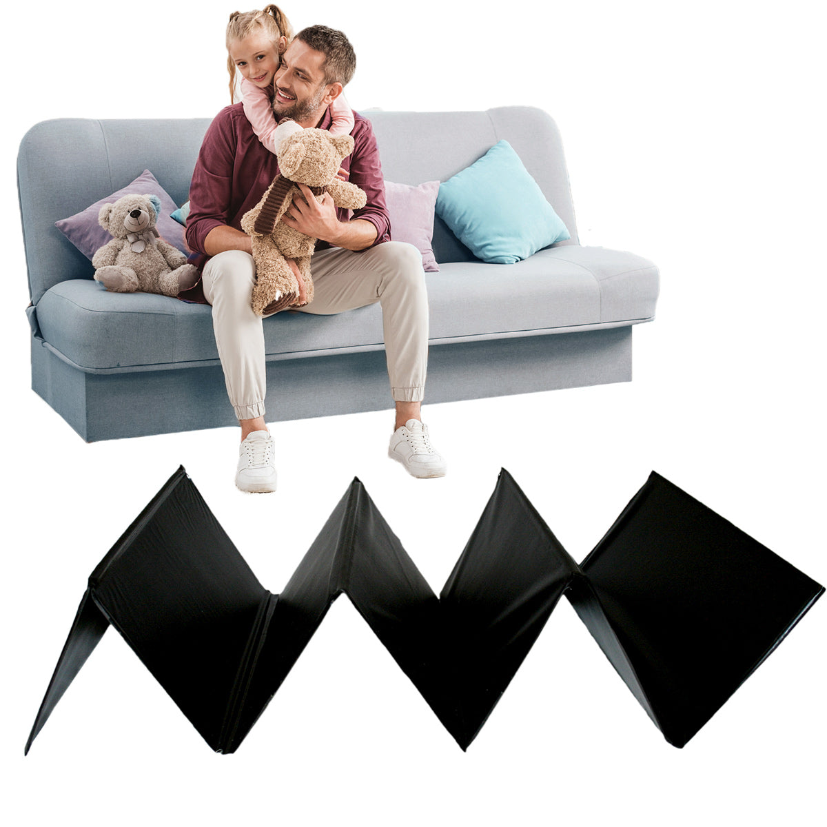 LAMINET Deluxe Extra Thick Sagging Furniture Cushion Support Insert| Seat Saver| New and Improved| Extend The Life of Your Armchair/Recliner | 60%